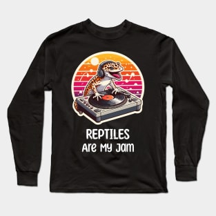 Reptile Music Pun Long Sleeve T-Shirt